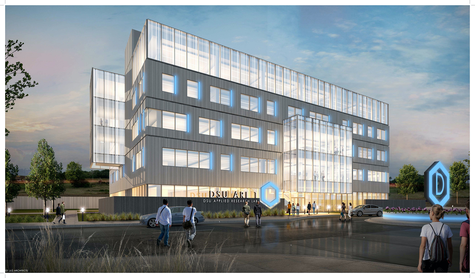 concept picture of DSU's DARC building